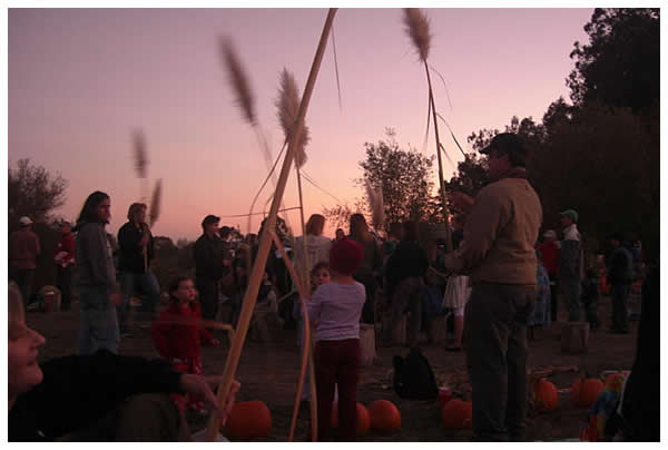 before the bonfire