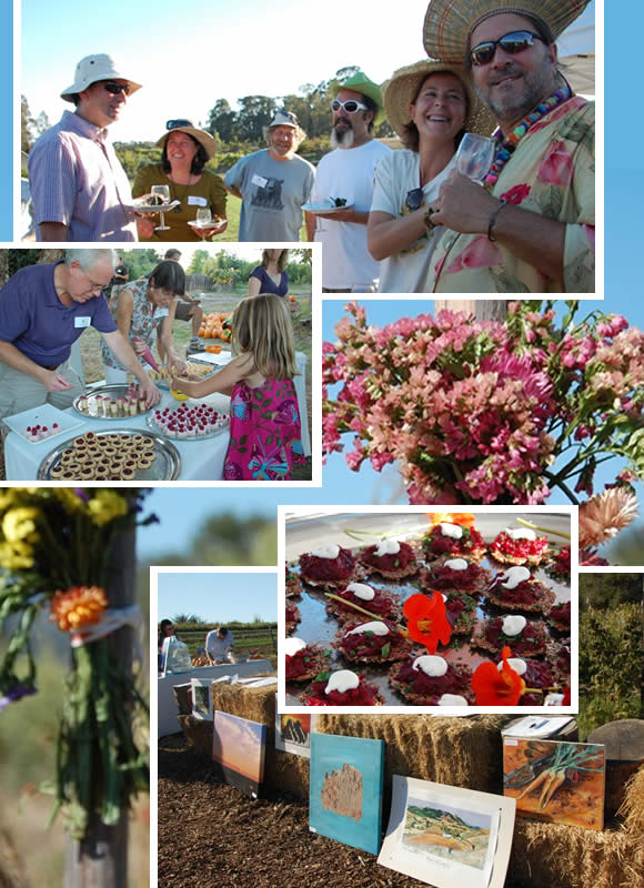 scenes from our "Taste of the Fields" fundraiser for LEFDP