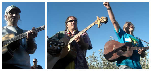Larry, Doug and Steve of the Banana Slug String Band
