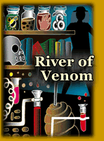 "RIVER OF VENOM" - a mystery about sabotage at a bee research facility